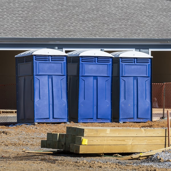 what is the cost difference between standard and deluxe porta potty rentals in Greensburg Indiana